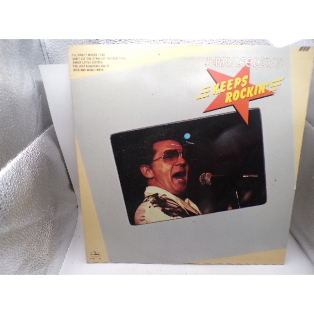 Jerry Lee Lewis Keeps Rockin' Vinyl LP 1978 Mercury SRM-1-5010 Rockabilly Record